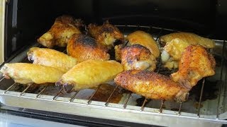 Chicken Wings Cooked in the Toaster Oven