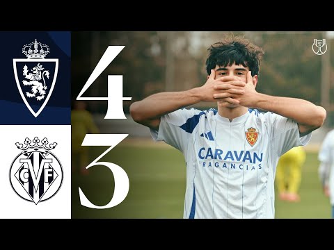 📹 RESUMEN | La espectacular remontada (4-3) del Real Zaragoza DHJ sobre el Villarreal DHJ