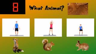 Animal Match- Virtual Elementary Physical Education Workout