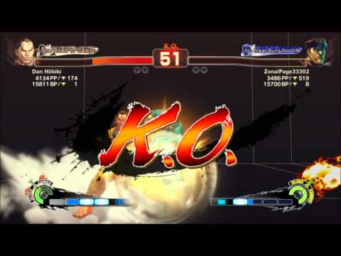 SSF4 AE: Dan Hiibiki (Dan) vs ZonalPage3302 (M.Bison) - PC Ranked Match