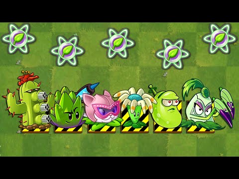 All PIERCING Plants Max Level Power-Up! vs Big Wave Beach Final Boss in Plants vs. Zombies 2