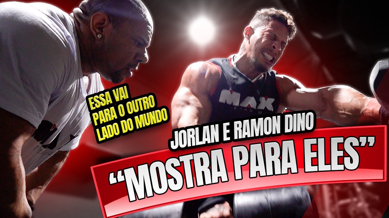 RAMON DINO ENCARA JORLAN PELA PRIMEIRA VEZ