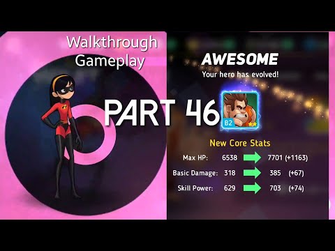 Disney Heroes Battle Mode RALPH EVOLVE/VIOLET PURPLE PART 46 Walkthrough Gameplay - Android/iOS