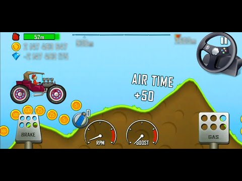 HILL CLIMB RACING | HOT ROD VS THE ROCKET | WHICH VEHICLE WINS | #TotalGamerX | COUNTRY SIDE | COMP.