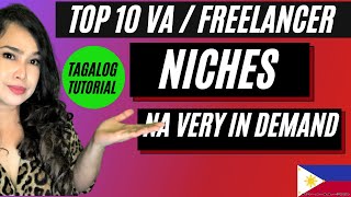 Top 10 Profitable Niches for Virtual Assistants | Tagalog Tutorial