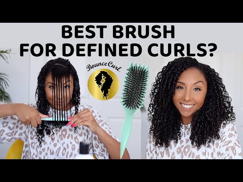 NEW VIRAL Bounce Curl Brush! Is It The Best Brush For...