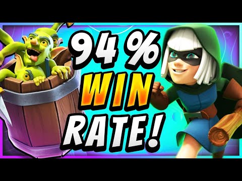 94% WIN RATE! *NEW* EASY LOG BAIT DECK — Clash Royale
