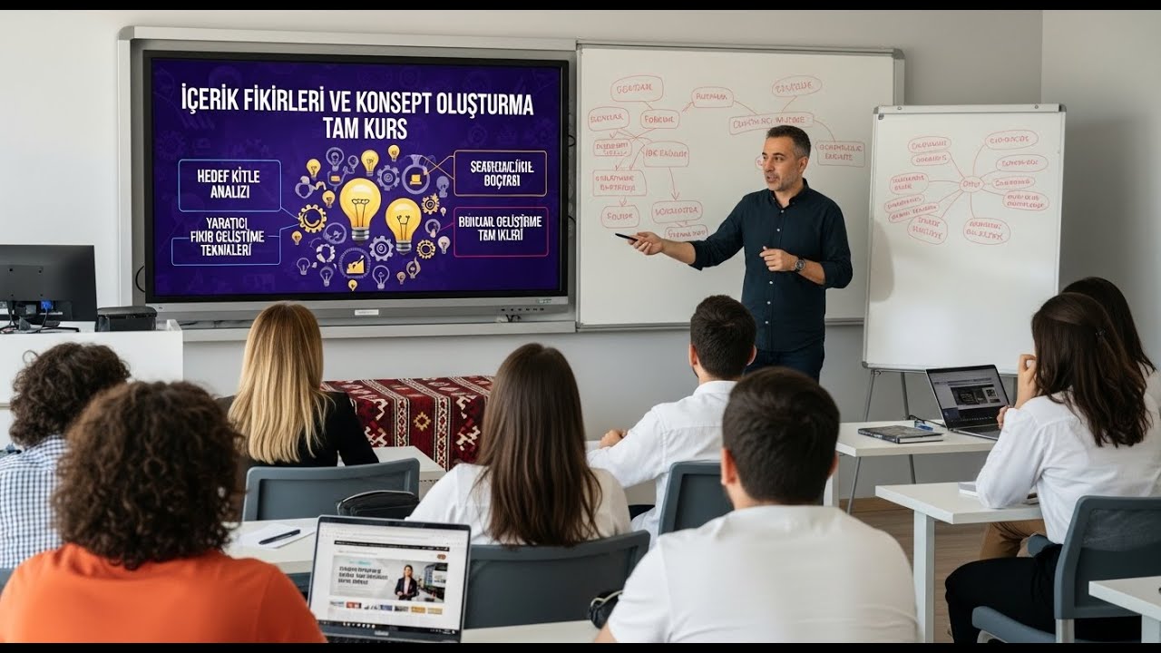 İçerik Fikirleri ve Konsept Oluşturma - Full Kurs