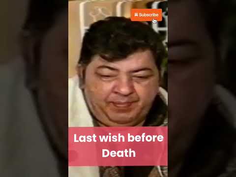 Last Wish Before Death | Amjad Khan Story |