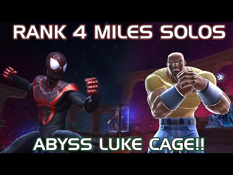 Rank 4 Miles Solos Abyss Luke Cage!! || Marvel Contest of Champions