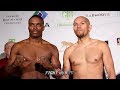 PETER QUILLIN VS. CALEB TRUAX - FULL WEIGH IN AND FACE OFF VIDEO