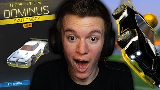 *NEW* GOLD DOMINUS IN ROCKET LEAGUE!