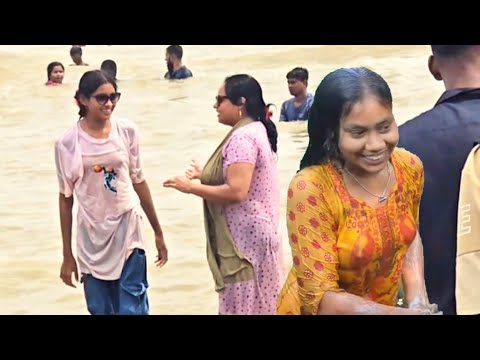 Cox’s Bazar New Tour || coxs bazar sea beach video || coxs bazar sea beach swimming 