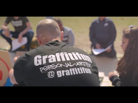 Graffitifun - Graffiti workshop afsluiting Kindercommissie Zuidoost Bijlmer