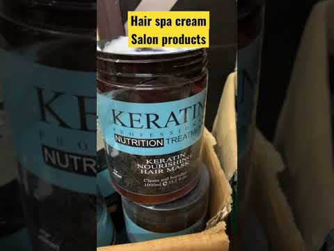 Keratin hair spa cream in 1000ml premium quality #salon #cosmetics #shorts #ytshorts