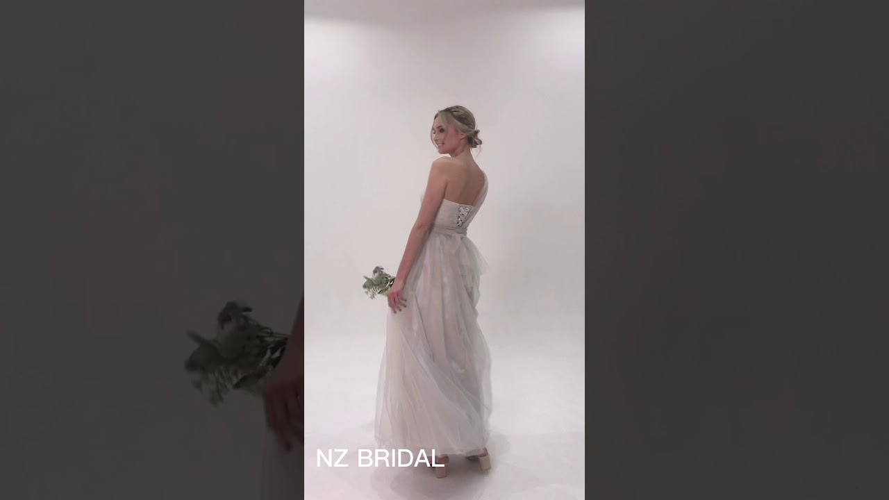 Silver Grey Multi Way Soft Tulle Wedding Bridesmaid Dresses Vacation Dress