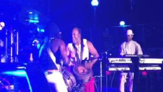 Leon Mobley and Tony Ruption Williams drum solo with Third World. Welcome to Jamrock Reggae Cruise