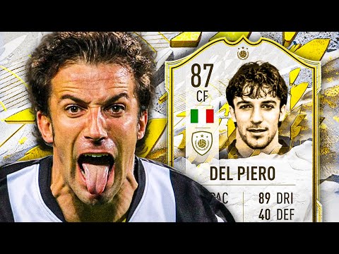 IS HE WORTH 12 TOKENS? 🤔 87 ICON DEL PIERO PLAYER REVIEW! - FIFA 22 Ultimate Team