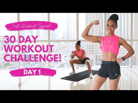 30 Day Workout Challenge - 'I AM IN CONTROL' - Day 1 | (NO EQUIPMENT) REAL-TIME Workout