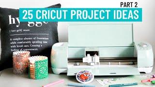 25 Cricut Project Ideas | To Make Money !! FUN AND EASY Crafts To make and sell!