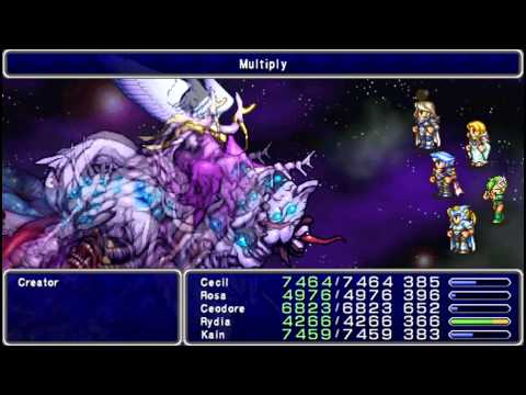 Final Fantasy IV - The After Years - Final Boss + Ending + Credits PSP - HD
