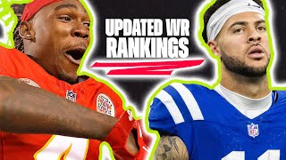 WR RISERS and FALLERS! - Top 24 Wide Receiver Fantasy Football Rankings