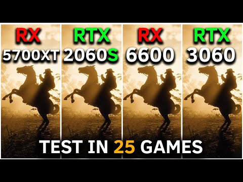RX 5700 XT vs RTX 2060 Super vs RX 6600 vs RTX 3060: 25 Games Tested | 1080p Benchmarks (2025)