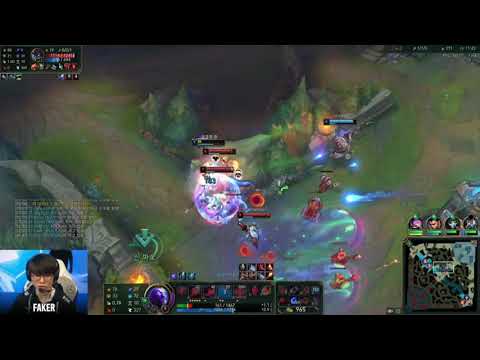 [T1 Faker Pro View] T1 vs DK - T1 Faker Ryze mid | Worlds 2021 Faker perspective