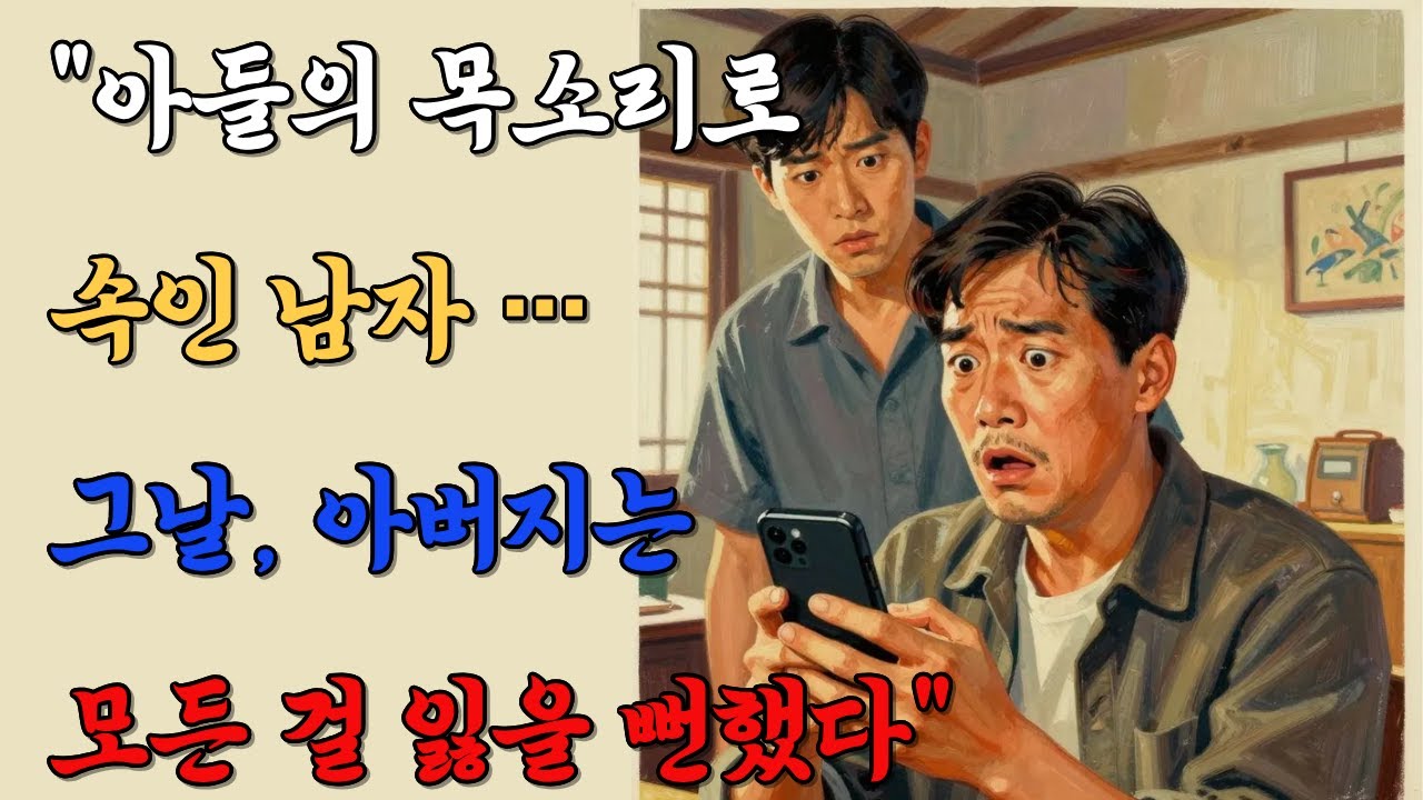 “아들의 목소리로 속인 남자… 그날, 아버지는 모든 걸 잃을 뻔했다”