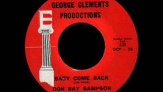 Don Ray Sampson - Baby Come Back