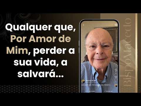 Qualquer que, Por Amor de Mim, perder a sua vida, a salvará... - Meditação Matinal 17/07/26