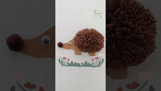 Making Hedgehog from Yarn - Cute & Easy Craft Idea