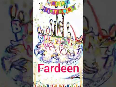 Fardeen | Happy Birthday | Happy Birthday WhatsApp Status with Name | WhatsApp Status |(4)