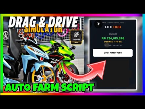 🏍️ Drag Drive Simulator Script Pastebin | Auto Farm 2026