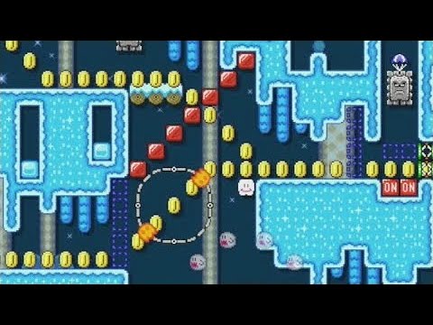 Super Mario Maker 2 - ❄️ Long Snow Speed Run ❄️