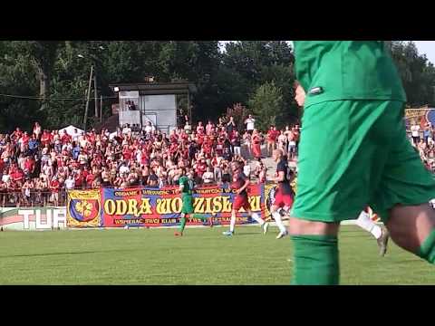 śpiewacie chamy dlatego,że My tu gramy -doping kibiców Odry Wodzisław w Turzy Śląskiej 15 06 2019