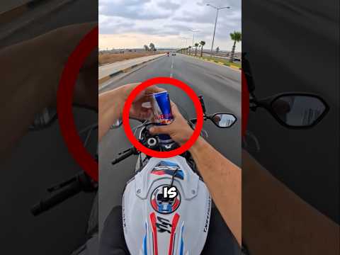 He Used Red Bull as Gas on His BMW Motorcycle ⁉️🤯
