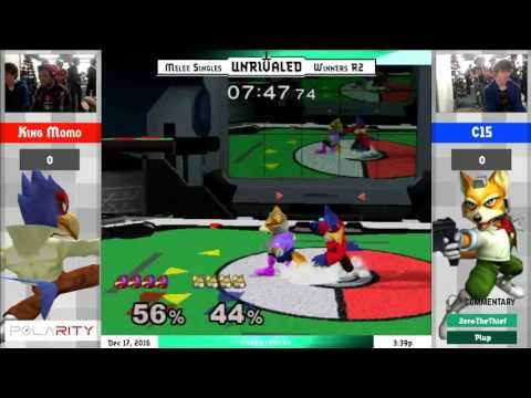 Unrivaled 4 Melee - King Momo (Falco, Fox) vs C15 (Fox) - Winners R3