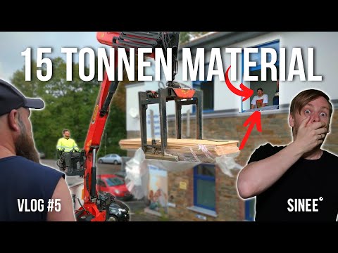 Der Studio Bau geht los! Bauking Engelskirchen muss mit Kran kommen! | Tonstudio Vlog 5