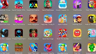 Roblox,Scary Teacher 3D,Poppy Playtime Chapter 4,Save The House,Capuchino Assassino,Tom Time Rush...