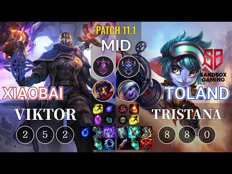 ES Xiaobai Viktor vs SB.A TolanD Tristana Mid - KR Patch 11.1