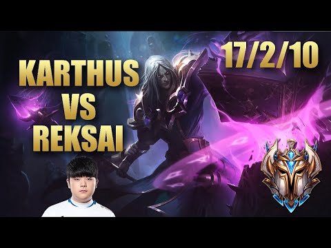 DWG Canyon Karthus Jungle Vs Reksai - EUChallenger Patch 9.21