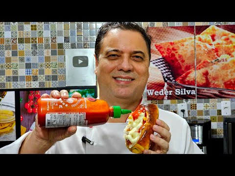 HOT DOG ASSADO SALGADO FÁCIL I FOFINHO I CREMOSO UMA DELÍCIA