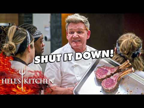Hungover Black Jacket Chefs Make Chef Ramsay Shut Down the Kitchen | Hell's Kitchen