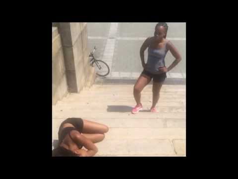 Running to the Top of the Rocky Steps in Philadelphia.