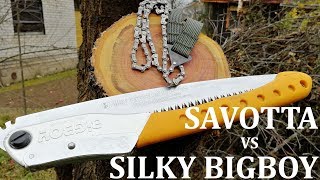 Обзор складной пилы Silky Bigboy 2000 vs цепной карманной Savotta