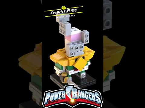 LEGO BrickHeadz Green Ranger | Mighty Morphin Power Rangers  |#Shorts | Kenbrick 狠積木