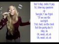 Tik Tok - Glee Cast - Lyrics 