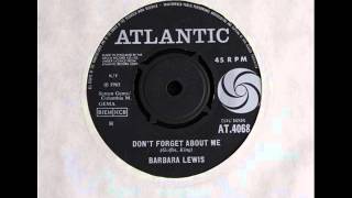 Barbara Lewis - Don't forget about me (1966)