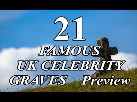 21 FAMOUS CELEBRITY GRAVES PREVIEW - FAMOUS GRAVES - FINAL RESTING PLACES